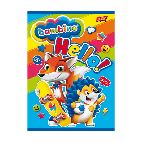 Zeszyt 16k w kratkę Bambino